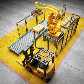 Palletizing Cell Scene